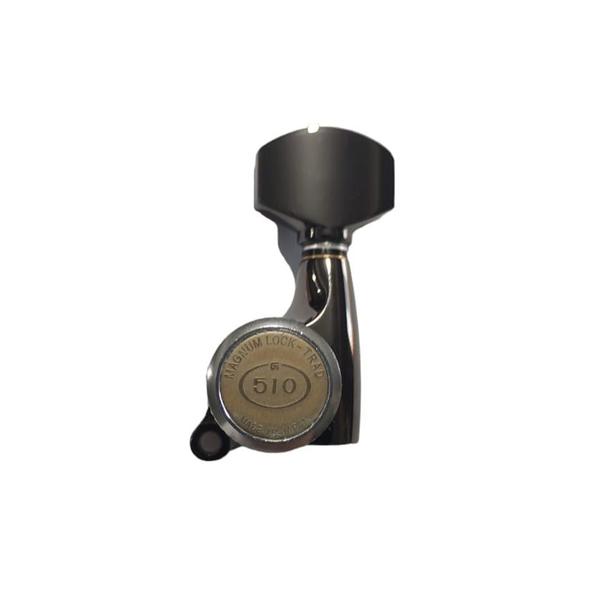 Tarraxa para Guitarra Gotoh Cosmo Black SGS510 Trava MGT 6L Imagem de Tarraxa para Guitarra Gotoh Cosmo Black SGS510 Trava MGT 6L