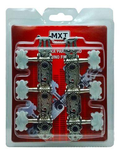 Tarraxa Tarracha Violão Aço / Nylon Pino Fino Cromado Mxt Imagem de Tarraxa Tarracha Violão Aço / Nylon Pino Fino Cromado Mxt