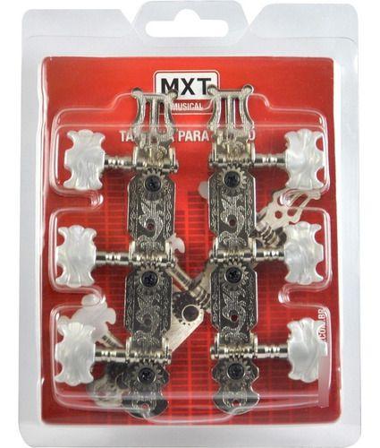 Tarraxa Tarracha Violão Aço / Nylon Pino Fino Cromado Mxt Imagem de Tarraxa Tarracha Violão Aço / Nylon Pino Fino Cromado Mxt