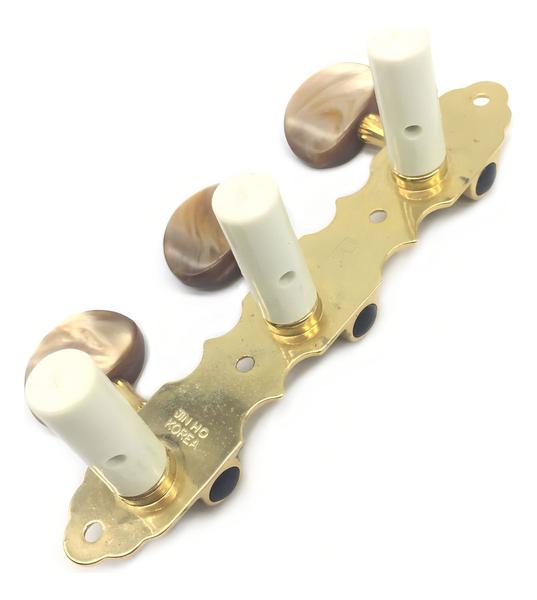 Imagem de Tarraxa Violão Classico Nylon Pino Grosso Dourado Luxo J800