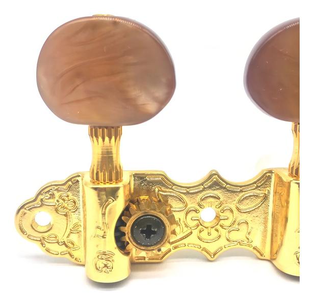 Imagem de Tarraxa Violão Classico Nylon Pino Grosso Dourado Luxo J800