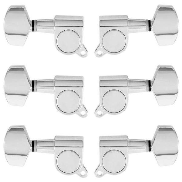 Tarraxas para Violão Strinberg AM01 Blindadas e Cromadas - 3+3 Imagem de Tarraxas para Violão Strinberg AM01 Blindadas e Cromadas - 3+3