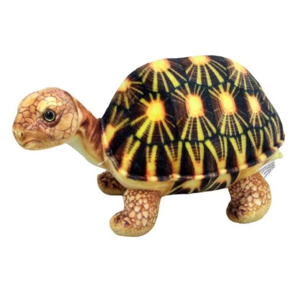 Tartaruga Pelúcia Marrom Multicolor 33 Cm Comp. Lavável - Fizzy Toys Imagem de Tartaruga Pelúcia Marrom Multicolor 33 Cm Comp. Lavável