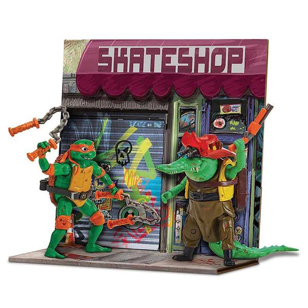 Imagem de Tartarugas Ninja Pack 2 Bonecos Mikey e Leatherhead - Sunny 3680