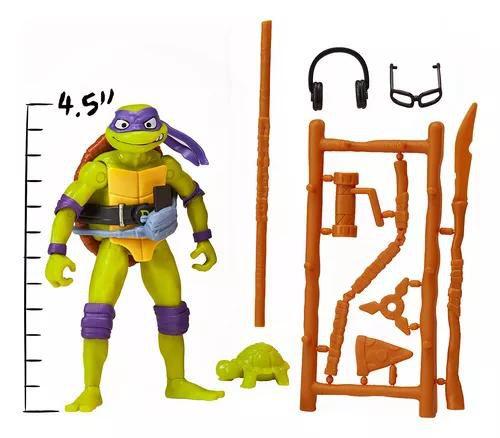 Imagem de Tartarugas Ninjas Caos Mutante  - Donatello 11 cm Articulado C/ Acessorios  - Sunny