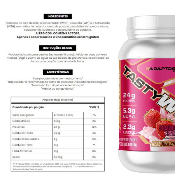 TASTY WHEY 3w 912GR - ADAPTOGEN SCIENCE Imagem de TASTY WHEY 3w 912GR - ADAPTOGEN SCIENCE