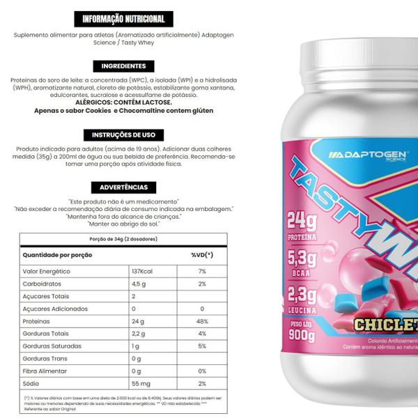 Imagem de TASTY WHEY 3w 912GR - ADAPTOGEN SCIENCE