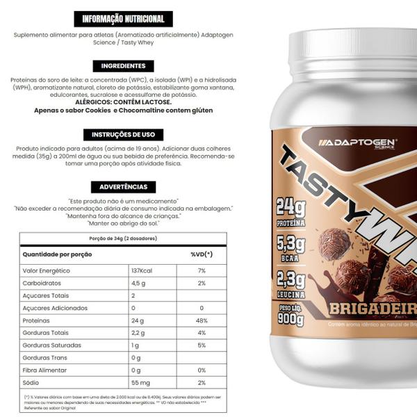 Imagem de TASTY WHEY 3w 912GR - ADAPTOGEN SCIENCE