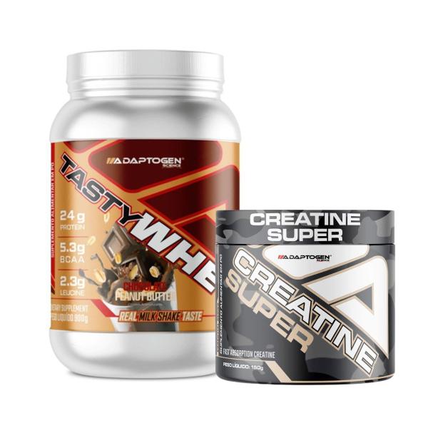 Imagem de Tasty Whey 912g + Creatina Super 150g Adaptogen