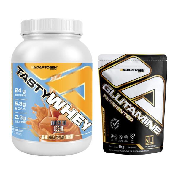 Imagem de Tasty Whey Adaptogen 912g + Glutamina 1kg Adaptogen