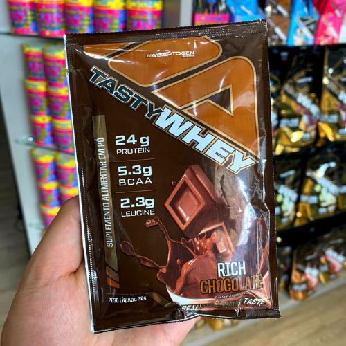 Imagem de Tasty Whey Sachê de 34g - Adaptogen Science Rich Chocolate