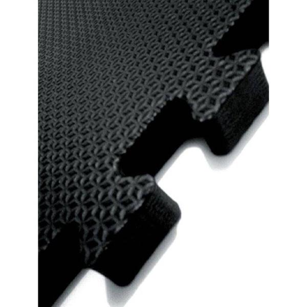 Tatame EVA Preto Conjunto com 6 Unidades 50cm x 50cm x 3cm Imagem de Tatame EVA Preto Conjunto com 6 Unidades 50cm x 50cm x 3cm
