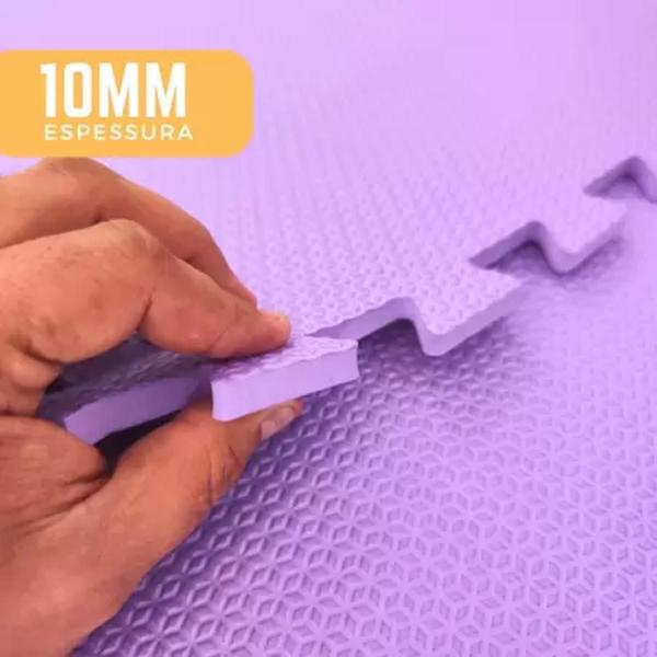 Imagem de Tatame Evamax Com Encaixe 50X50 10Mm Cor:Lilas