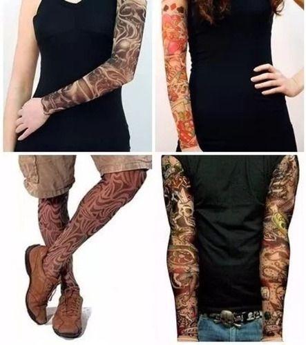 Imagem de Tattoo Sleeve Tatuagem Falsa Fake Segunda Pele Manga