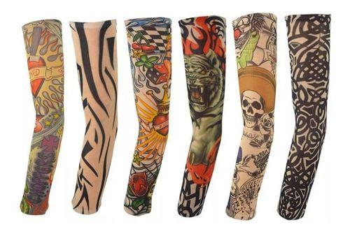 Imagem de Tatuagem Falsa Segunda Pele Fake Tattoo Sleeve Manga