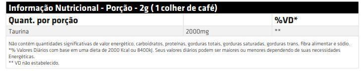 Imagem de Taurine (150g) - Padrão: Único