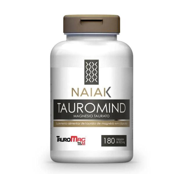 Tauromind Taurina + Magnésio Naiak 180 Cápsulas Imagem de Tauromind Taurina + Magnésio Naiak 180 Cápsulas
