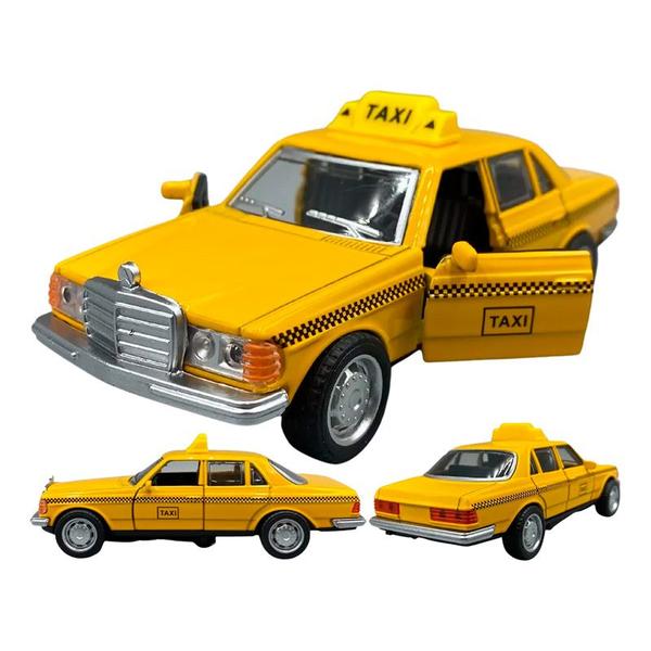 Imagem de Taxi Amarelo em Miniatura McFive Die-Cast Model 1981 Escala 1:32 6832-33 - Dorémi