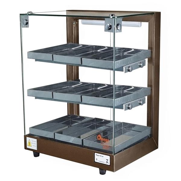 TB9 - Estufa Beta para salgados 9 bandejas Torre Café - 220V - Omega Imagem de TB9 - Estufa Beta para salgados 9 bandejas Torre Café - 220V - Omega
