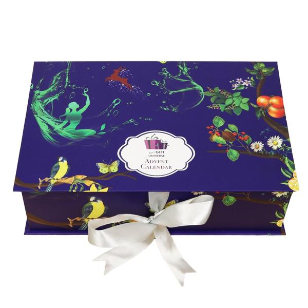 Tea Advent Calendar Box Stash Gift 24 Flavors Sampler 24 ct - Eva's Gift Universe Imagem de Tea Advent Calendar Box Stash Gift 24 Flavors Sampler 24 ct
