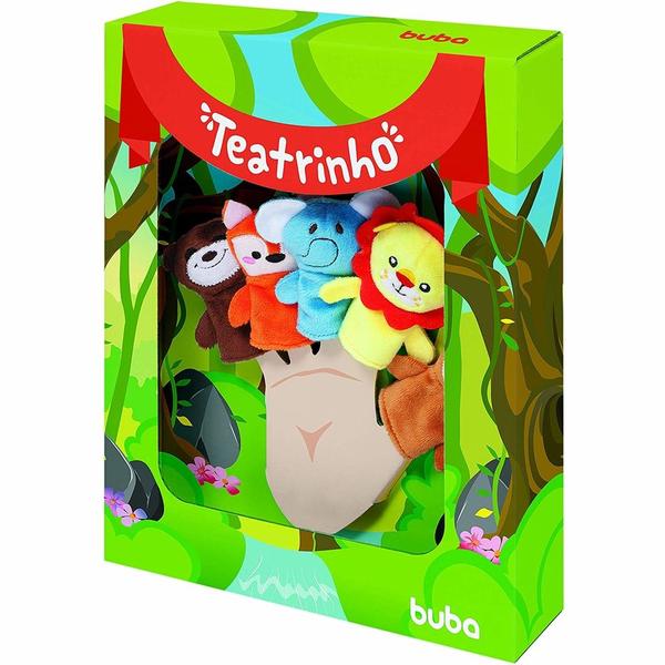 Imagem de Teatrinho Dedoches Animais da Selva Buba Baby 7500