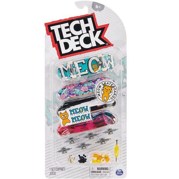 Imagem de Tech DECK KIT 4 Skate de Dedo SUNNY 2891 Meow II