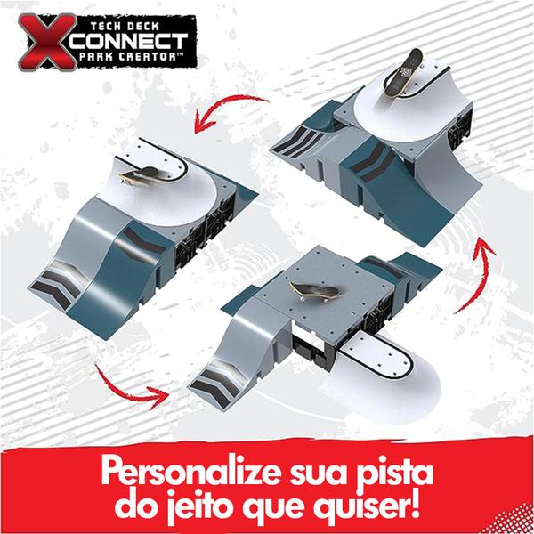 Imagem de Tech Deck Mega Park X-connect Rampa + Skate Dedo - Sunny