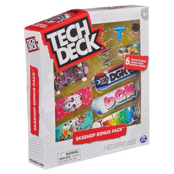 Imagem de Tech Deck Skate de Dedo Bonus Pack c/ 6 Skates DGK Sunny