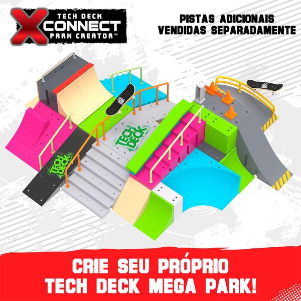 Imagem de Tech Deck Skate De Dedo Mega Rampa X-connect Neon - Sunny