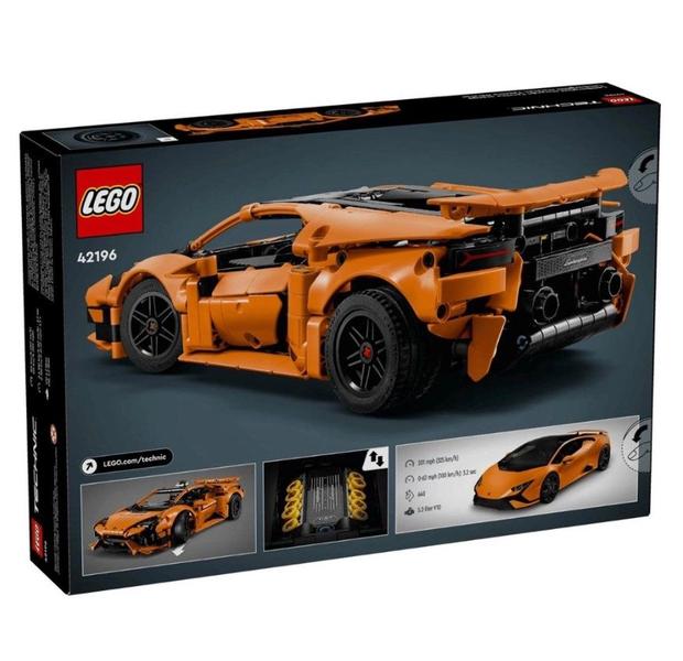 Imagem de Technic Lamborghini Huracán Tecnica Orange - Lego 42196