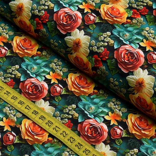 Imagem de Tecido Estampado Para Patchwork -  Flores do Campo Cor 2766 (0,50X1,50)