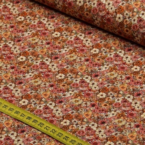 Imagem de Tecido Estampado para Patchwork - Spring : Floral Miudo - Rose (0,50x1,50)