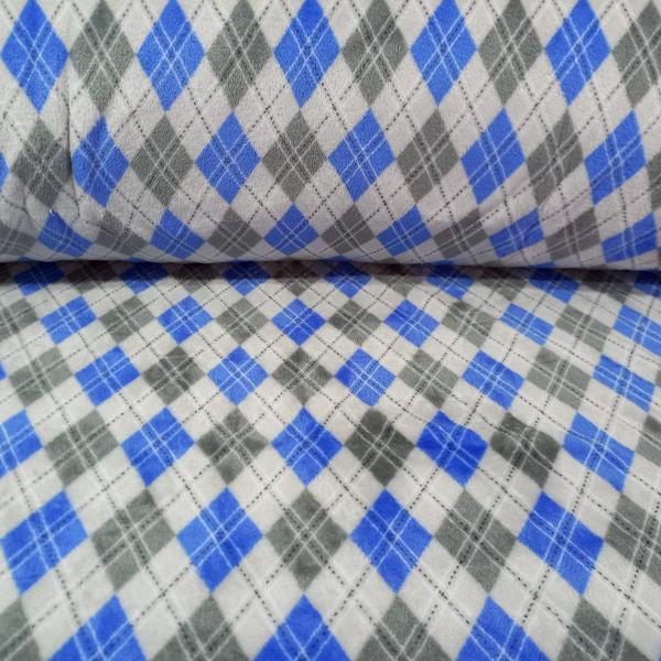 Tecido Fleece xadrez A - 1 metro ( 1mt x 1,60mt) - Importado Imagem de Tecido Fleece xadrez A - 1 metro ( 1mt x 1,60mt)