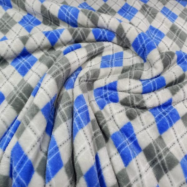 Tecido Fleece xadrez A - 1 metro ( 1mt x 1,60mt) - Importado Imagem de Tecido Fleece xadrez A - 1 metro ( 1mt x 1,60mt)