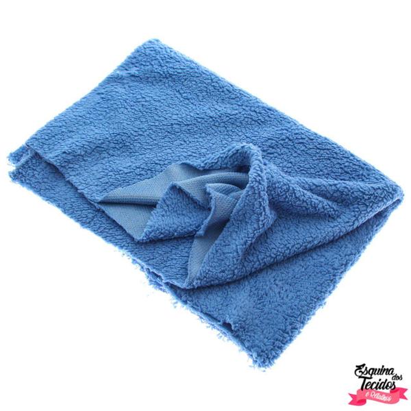 Tecido Importado Carapinha - Azul - 1,60 de Largura Imagem de Tecido Importado Carapinha - Azul - 1,60 de Largura