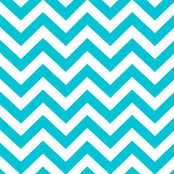 Imagem de Tecido Jacquard Estampado Chevron Azul Tiffany - 2,80m de Altura (Desenho Sentido Largura)