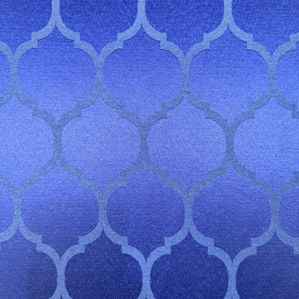 Imagem de Tecido Jacquard Tradicional Geométrico Azul Royal - 2,80m de Largura