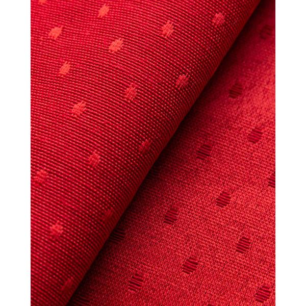 Imagem de Tecido Jacquard Tradicional Poá Vermelho - 2,80m de Largura