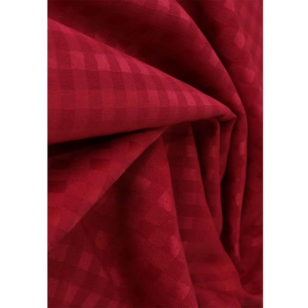 Imagem de Tecido Jacquard Tradicional Xadrez Vermelho - 2,80m de Largura