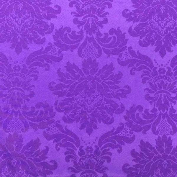 Imagem de Tecido Jacquard Violeta Medalhão 2.80m de Largura