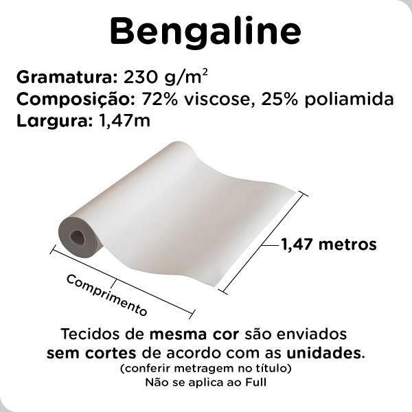 Imagem de Tecido Malha Bengaline Liso 1m x 1,47m