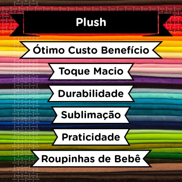 Imagem de Tecido Malha Plush Liso 1m x 1,60m