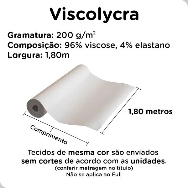 Imagem de Tecido Malha Viscolycra Lisa 1m x 1,80m