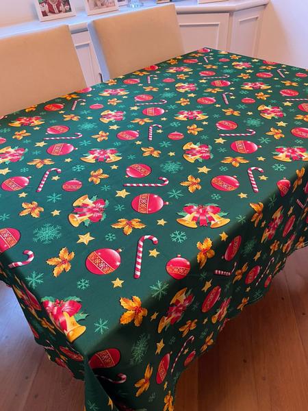 Tecido Oxford Estampas Natalinas Toalha de Mesa Decoração de Natal 100% Poliéster 50cm x 150cm - Tecidos da Gabí Imagem de Tecido Oxford Estampas Natalinas Toalha de Mesa Decoração de Natal 100% Poliéster 50cm x 150cm