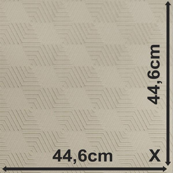 Imagem de Tecido Para Sofá e Estofado Dublin 26 Matelassê Geométrico Bege - Largura 1,40m