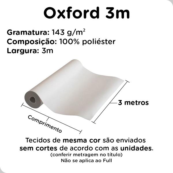 Imagem de Tecido Plano Oxford Liso 1m x 3m Fundo de Foto