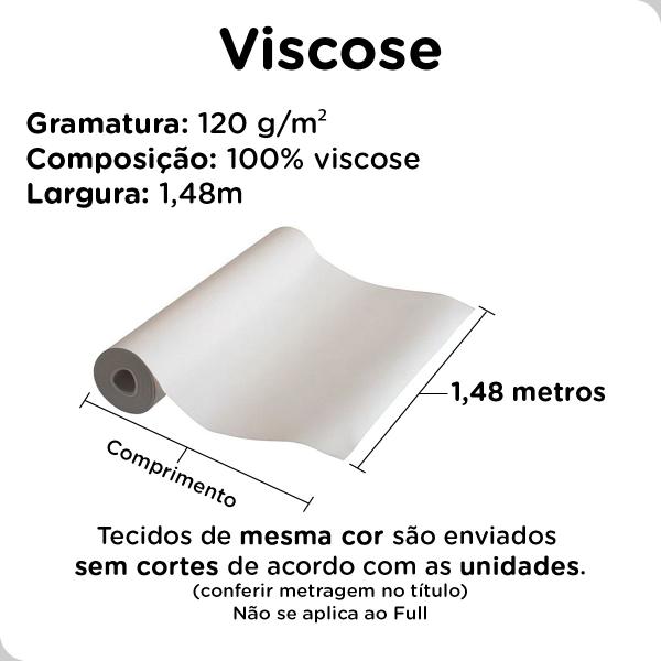 Imagem de Tecido Plano Viscose Liso 1m x 1,50m