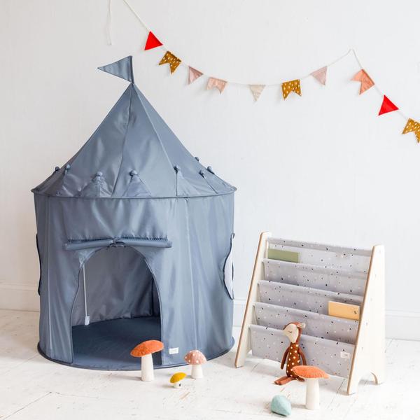 Imagem de Tecido reciclado sustentável Kids Play Tent 3 Sprouts azul