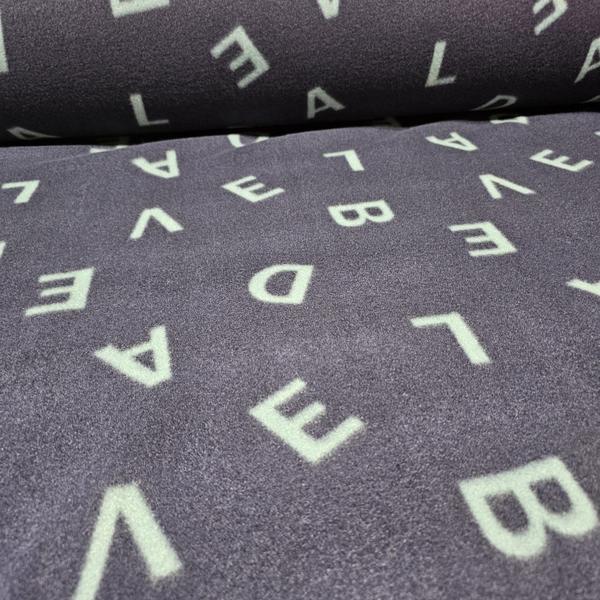 Tecido Soft Letras - 1 metro ( 1m x 1,60m) - Importado Imagem de Tecido Soft Letras - 1 metro ( 1m x 1,60m)