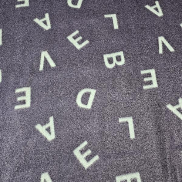 Tecido Soft Letras - 1 metro ( 1m x 1,60m) - Importado Imagem de Tecido Soft Letras - 1 metro ( 1m x 1,60m)